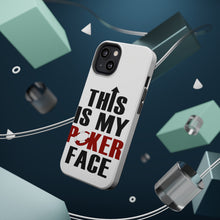 DistinctInk ToughCase for Apple iPhone, Compatible with MagSafe Charging - This is My POKER Face