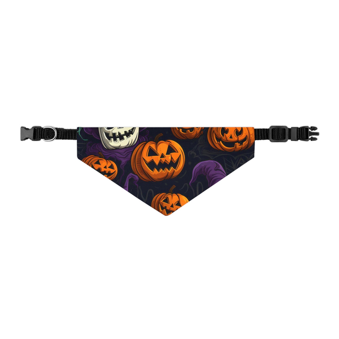 DistinctInk Adjustable Pet Banana Collar with 