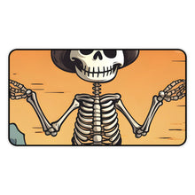 DistinctInk Desk Mat with Skelefun Halloween Design for Halloween