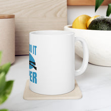 DistinctInk Glossy White Coffee / Tea Mug - Divers Do It Deeper