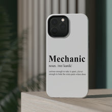 DistinctInk ToughCase for Apple iPhone, Compatible with MagSafe Charging - Mechanic Definition Hide the Extra Parts