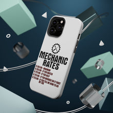 DistinctInk ToughCase for Apple iPhone, Compatible with MagSafe Charging - Mechanic Rates More If You Watch Help