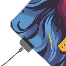 DistinctInk LED Gaming Mouse Pad with A World of Words Design for LGBTQ+ Pride