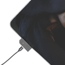 DistinctInk LED Gaming Mouse Pad with Skellington's Spooky Soiree Design for Halloween