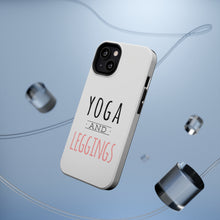 DistinctInk ToughCase for Apple iPhone, Compatible with MagSafe Charging - Yoga and Leggings