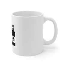 DistinctInk Glossy White Coffee / Tea Mug - My Casual Drinking Is Your Alcohol Poisoning