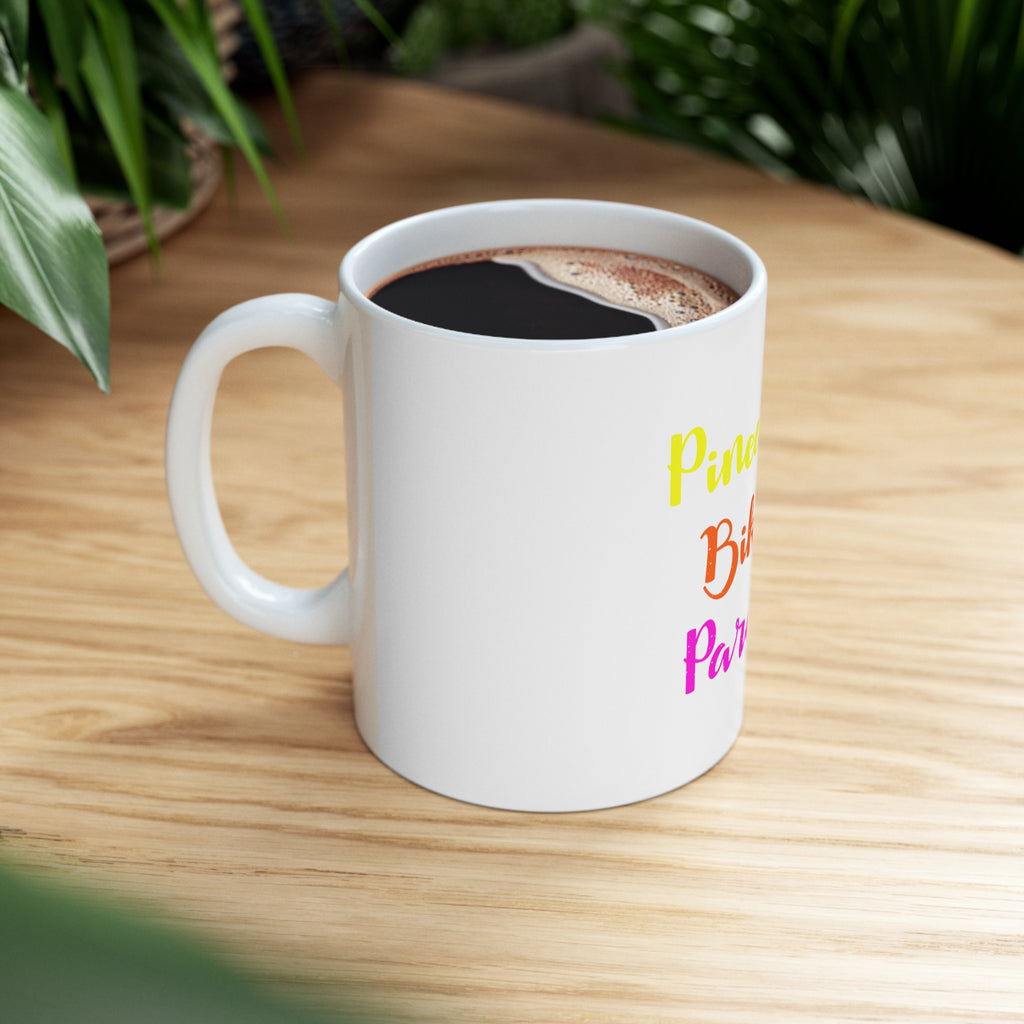 Glossy White Coffee / Tea Mug - Pineapples Bikinis Paradise, view 8