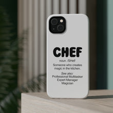 DistinctInk ToughCase for Apple iPhone, Compatible with MagSafe Charging - Chef Definition - Magic in the Kitchen