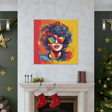 DistinctInk Canvas Wall Art with Start Building Your Dreams for LGBTQ+ Pride