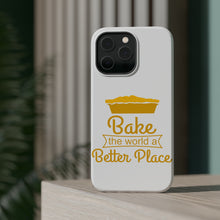 DistinctInk ToughCase for Apple iPhone, Compatible with MagSafe Charging - Bake the World a Better Place