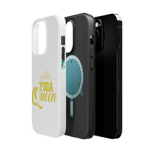 DistinctInk ToughCase for Apple iPhone, Compatible with MagSafe Charging - Yoga Queen Crown