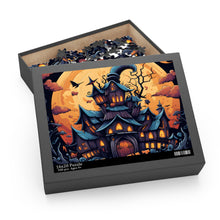 DistinctInk Jigsaw Puzzle with Spooky Sweet Treats Design for Halloween