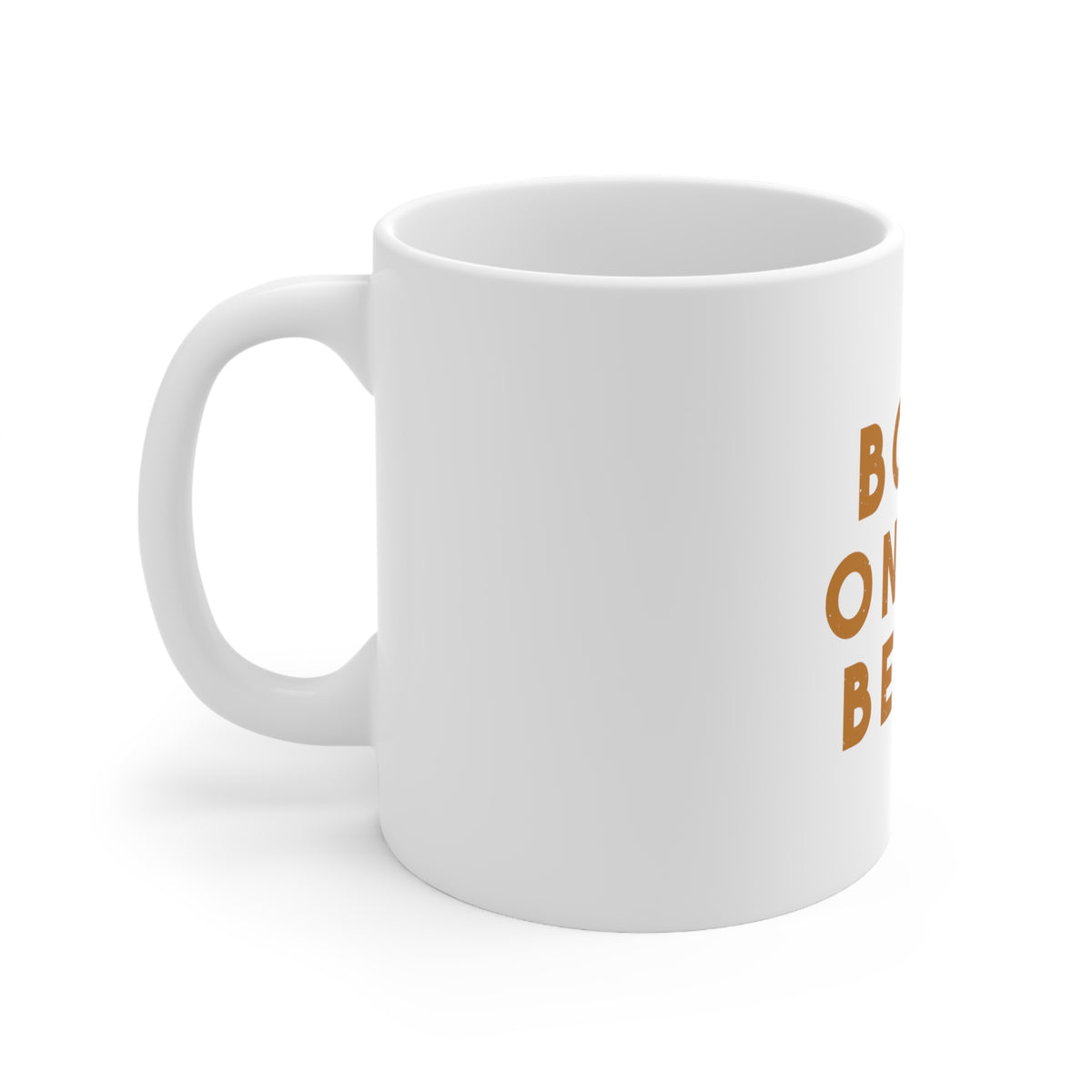 Glossy White Coffee / Tea Mug - Born on the Beach, view 2