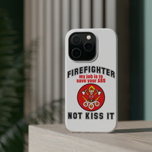 DistinctInk ToughCase for Apple iPhone, Compatible with MagSafe Charging - Firefighter - Job is to Save You