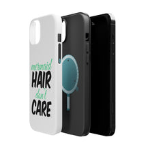 DistinctInk ToughCase for Apple iPhone, Compatible with MagSafe Charging - Mermaid Hair Don't Care