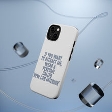 DistinctInk ToughCase for Apple iPhone, Compatible with MagSafe Charging - Wear Perfume Called "New Car Interior"
