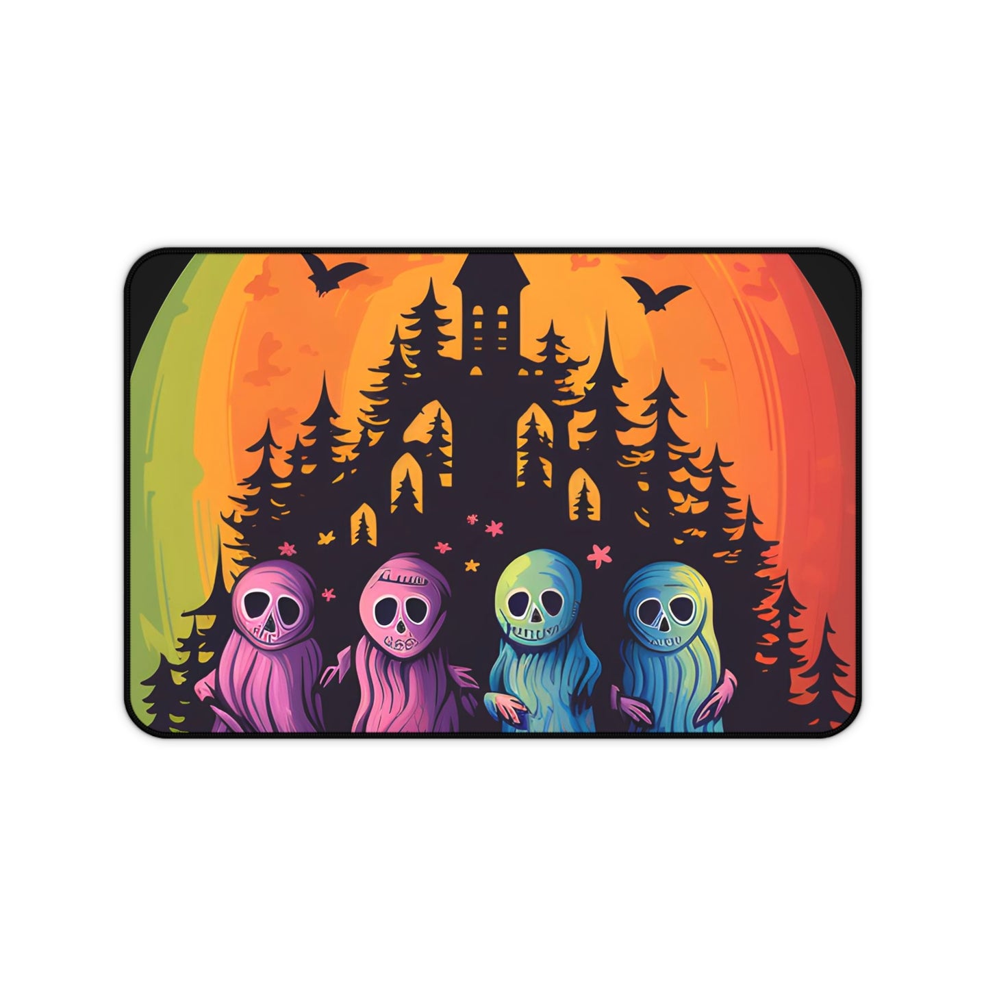 DistinctInk Desk Mat with Discover Your True Path Design for Halloween  LGBTQ+ Pride
