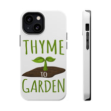 DistinctInk ToughCase for Apple iPhone, Compatible with MagSafe Charging - Thyme to Garden
