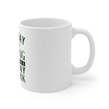 DistinctInk Glossy White Coffee / Tea Mug - Bad Day Fishing is a Good Day