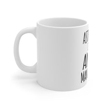 DistinctInk Glossy White Coffee / Tea Mug - Astronomy is My Anger Management