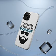 DistinctInk ToughCase for Apple iPhone, Compatible with MagSafe Charging - This Beard is Fueled by Moonshine