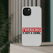 DistinctInk ToughCase for Apple iPhone, Compatible with MagSafe Charging - Twerking is Not a Crime
