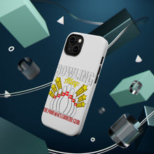 DistinctInk ToughCase for Apple iPhone, Compatible with MagSafe Charging - Bowling Alley The Poor Man's Country Club