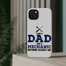 DistinctInk ToughCase for Apple iPhone, Compatible with MagSafe Charging - Dad and Mechanic - Nothing Scares Me