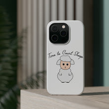 DistinctInk ToughCase for Apple iPhone, Compatible with MagSafe Charging - Time to Count Sheep - Lamb