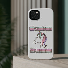 DistinctInk ToughCase for Apple iPhone, Compatible with MagSafe Charging - 90% Unicorn 10% Sparkle