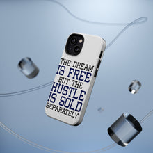 DistinctInk ToughCase for Apple iPhone, Compatible with MagSafe Charging - The Dream is Free Hustle Sold Separately