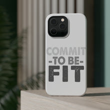 DistinctInk ToughCase for Apple iPhone, Compatible with MagSafe Charging - Commit To Be Fit