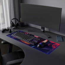 DistinctInk LED Gaming Mouse Pad with Living a Full Life Design for LGBTQ+ Pride