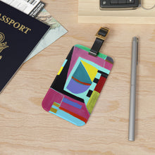 Frieda Mansfield - Mid-Century Modern Design Printed on a Custom Luggage Tag