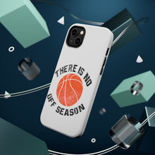 DistinctInk ToughCase for Apple iPhone, Compatible with MagSafe Charging - Basketball There is No Off Season