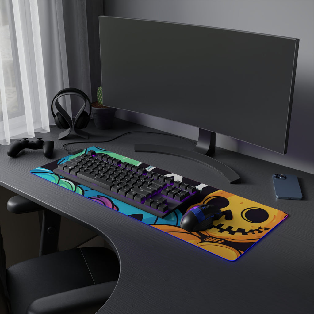 LED Gaming Mouse Pad with Creating Lasting Memories Design for Halloween LGBTQ+ Pride, view 21
