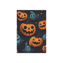 DistinctInk Garden & House Banner Flag with Nightly Fright of Bats and Ghouls Design for Halloween