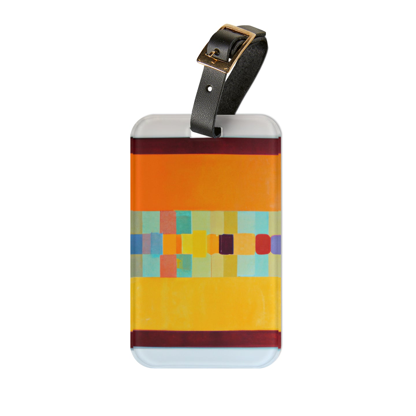 Maiya Wexler - Mid-Century Modern Design Printed on a Custom Luggage Tag