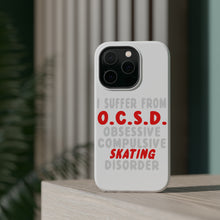 DistinctInk ToughCase for Apple iPhone, Compatible with MagSafe Charging - OCSD - Obsessive Compulsive Skating Disorder
