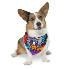DistinctInk Adjustable Pet Banana Collar with Exploring Inner Knowledge Design for Halloween LGBTQ+ Pride