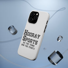 DistinctInk ToughCase for Apple iPhone, Compatible with MagSafe Charging - Hooray Sports Do The Thing Win The Points