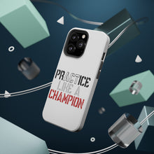 DistinctInk ToughCase for Apple iPhone, Compatible with MagSafe Charging - Practice Like a Champion