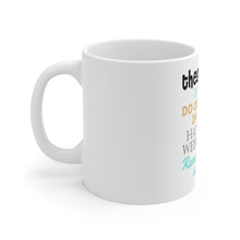 DistinctInk Glossy White Coffee / Tea Mug - Theatre Life - Odd Things in Public