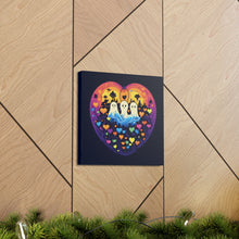 DistinctInk Canvas Wall Art with A Life Of Adventure for Halloween LGBTQ+ Pride