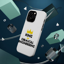 DistinctInk ToughCase for Apple iPhone, Compatible with MagSafe Charging - King of Chemical Engineering