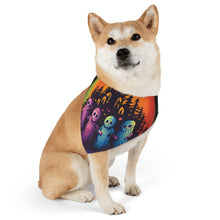 DistinctInk Adjustable Pet Banana Collar with Discover Your True Path Design for Halloween LGBTQ+ Pride
