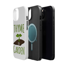 DistinctInk ToughCase for Apple iPhone, Compatible with MagSafe Charging - Thyme to Garden