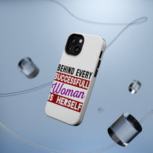 DistinctInk ToughCase for Apple iPhone, Compatible with MagSafe Charging - Behind Every Successful Woman is Herself