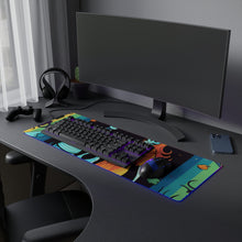 DistinctInk LED Gaming Mouse Pad with The Enduring Beauty of Writing Design for Halloween  LGBTQ+ Pride