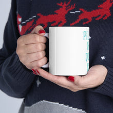 DistinctInk Glossy White Coffee / Tea Mug - Pilates Hair Don't Care